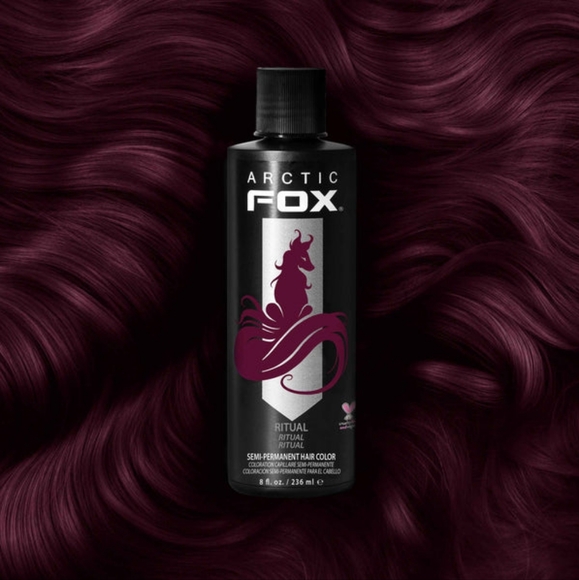 Ritual Burgundy RedArctic Fox Hair Dye 8oz Vegan Conditioning Semi-Permanent - Picture 1 of 3